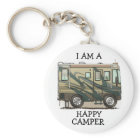 Cute Happy Camper Big RV Coach Motorhome