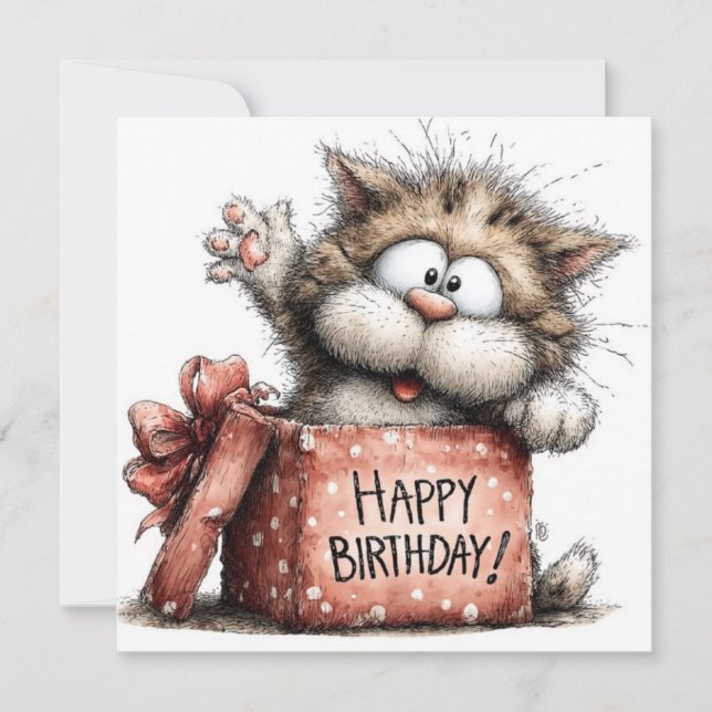 Cute happy  card (Front)