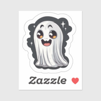 Cute Happy Cartoon Ghost