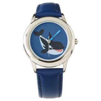 Cute Happy Cartoon Killer Whale Watch