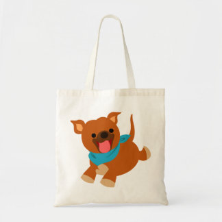 Cute Happy Cartoon Staffie Bag