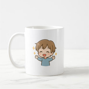 Cute Happy Chibi Daily Mood Mug