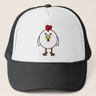 Cute Happy Chicken Trucker Hat