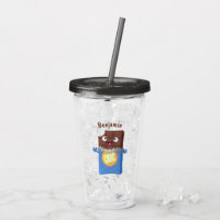Cute happy chocolate candy bar cartoon character