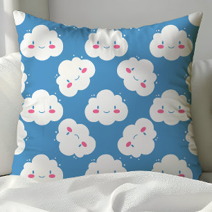 Cute Happy Clouds Rainy Day Parade Collection Cushion