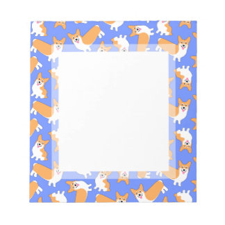 Cute Happy Corgis Notepad