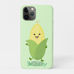 Cute happy corn cartoon illustration Case-Mate iPhone case