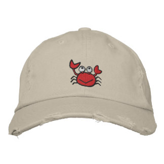 cute happy crab hat