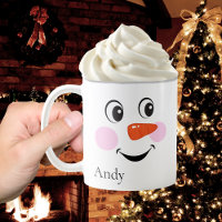  Cute Happy Custom Smiling Child Snowman face 
