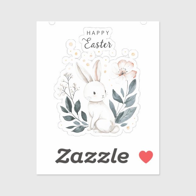 Cute Happy Easter bunny kids (Sheet)