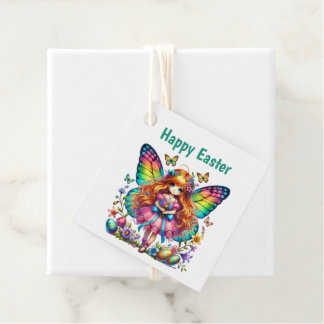 Cute Happy Easter Fairy Customizable  Favour Tags