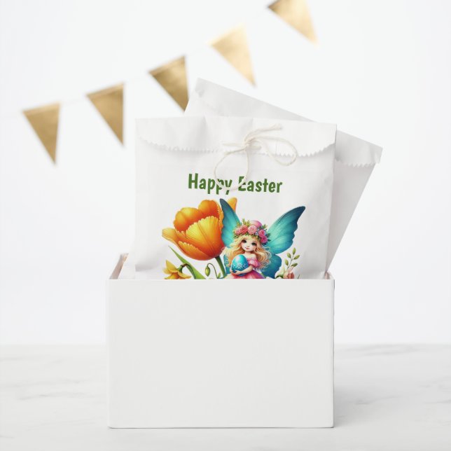 Cute Happy Easter fairy Favour Bags (Party)