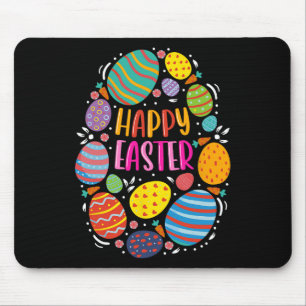 Cute Happy Easter For Teen Girls Boys Easter Colou Mouse Pad