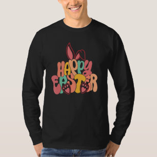 Cute Happy Easter Hoppy Bunny Easter Family Matchi T-Shirt