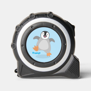 Cute happy emperor penguin chick cartoon 1