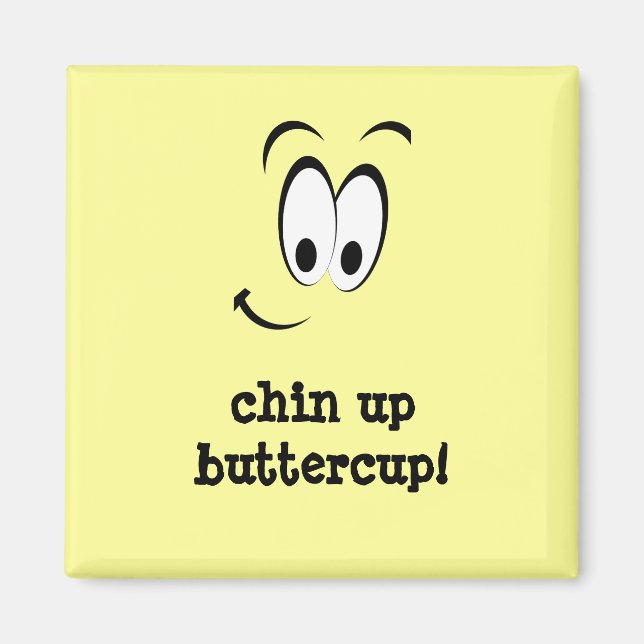 Cute Happy Face Magnet (Front)