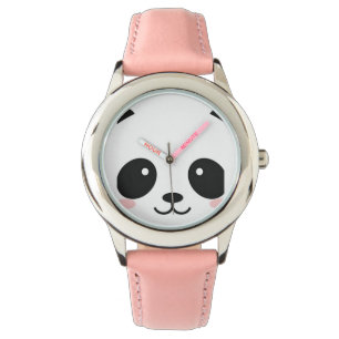 Cute Happy Face Panda Watch