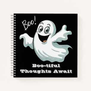 Cute Happy Ghost Notebook