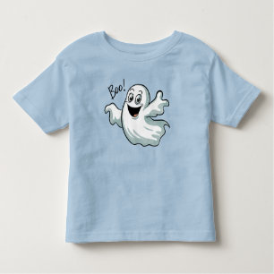 Cute Happy Ghost Toddler T-Shirt