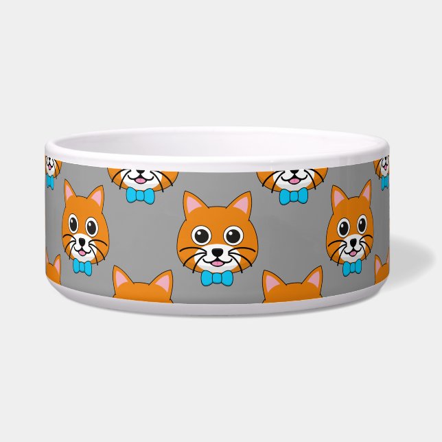 Cute Happy Ginger Cat with Papillon (Front)