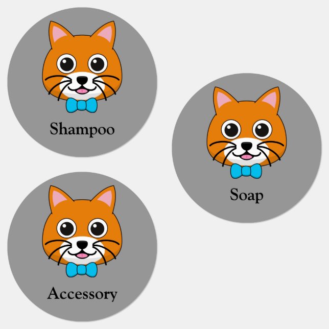 Cute Happy Ginger Cat with Papillon | Personalise  (Group)
