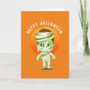 Cute Happy Halloween  Card