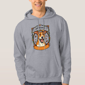 cute happy Halloween dog  Hoodie