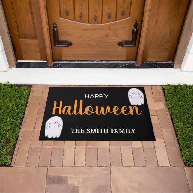 Cute Happy Halloween  Doormat (Outdoor)
