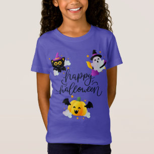 Cute Happy Halloween Girls T-Shirt