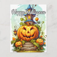 Cute Happy Halloween Pumpkin