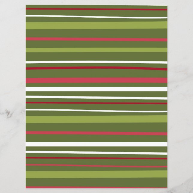 Cute Happy Holidays Scrapbook Paper (Front)