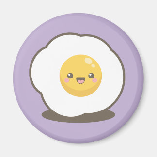 Cute Happy Kawaii Fried Egg Magnet