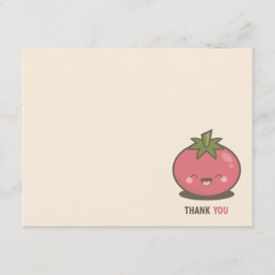 Cute Happy Kawaii Tomato Thank You