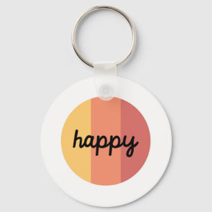 Cute Happy Keychain