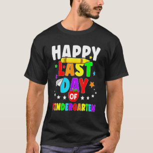 Cute Happy Last Day Of Kindergarten Graduation 202 T-Shirt