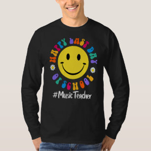 Cute Happy Last Day Of School Music Teacher Squad  T-Shirt