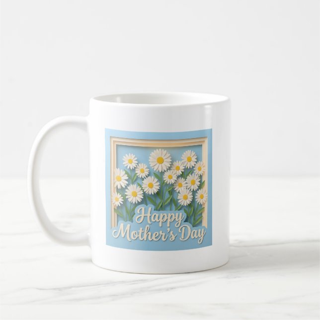 Cute Happy Mother's Day  Coffee Mug (Left)