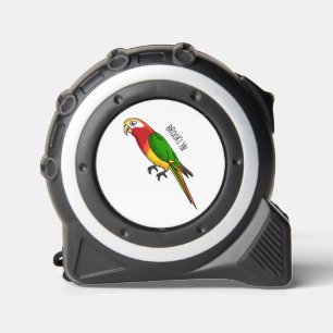 Cute happy parrot cartoon illustration 1