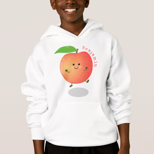 Cute happy peach yellow cartoon (Front)