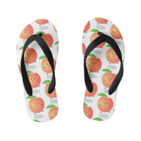 Cute happy peach yellow cartoon