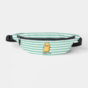 Cute Happy Peanut Drawing  Bum Bags