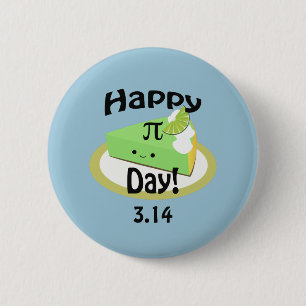 Cute Happy Pi Day 6 Cm Round Badge