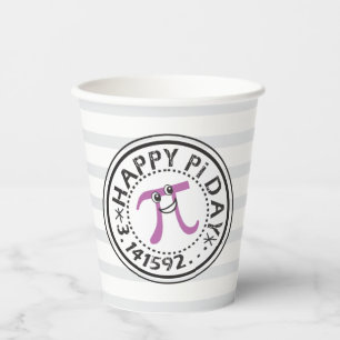 Cute Happy Pi Day - Funny Pi Day Paper Cup