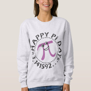 Cute Happy Pi Day - Math Themed Pi Gift Sweatshirt