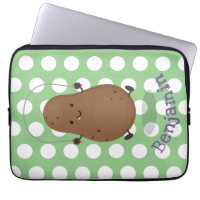 Cute happy potato jumping rope cartoon