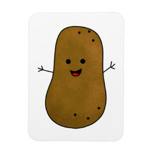 Cute Happy Potato Magnet