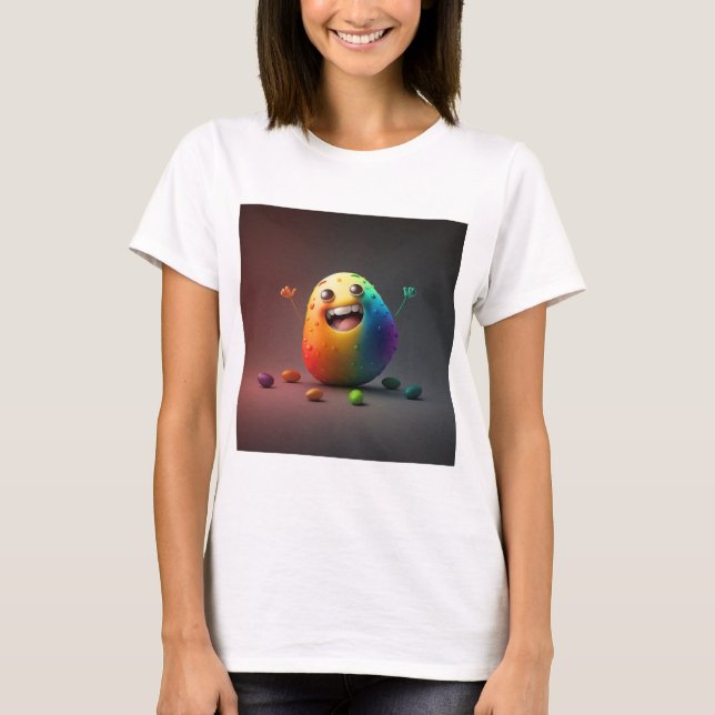 Cute happy potato t-shirt (Front)