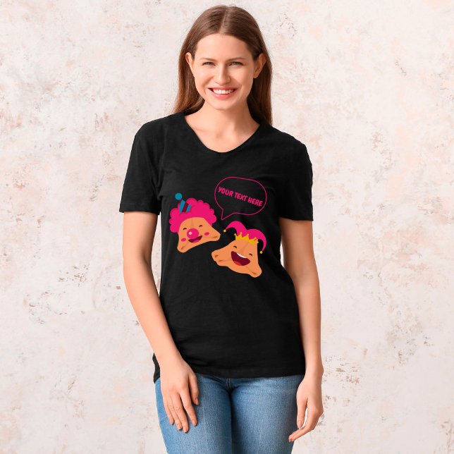 Cute Happy Purim Colourful Hamantaschen T-Shirt (Creator Uploaded)