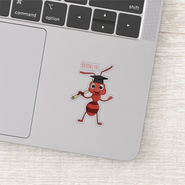 Cute happy red ant cartoon (Detail)