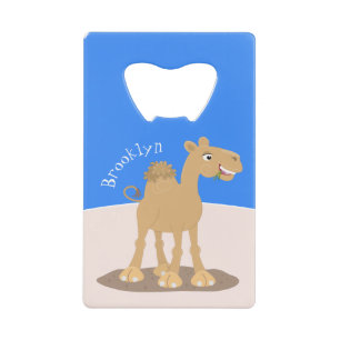 Cute happy smiling camel cartoon illustration